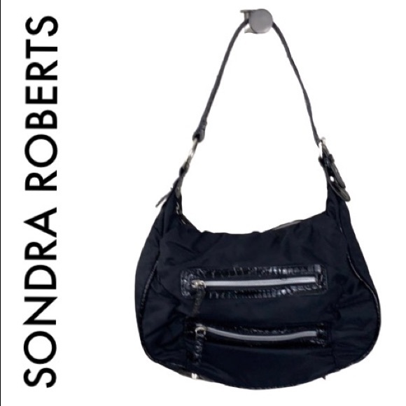 Sondra Roberts Handbags - SONDRA ROBERTS SR2 BLACK SHOULDER BAG